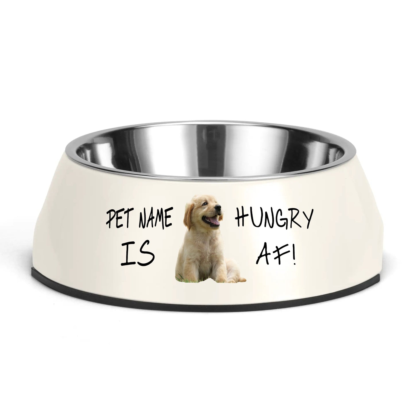 Personalized Stainless Steel Dog Bowl Pet Bowl