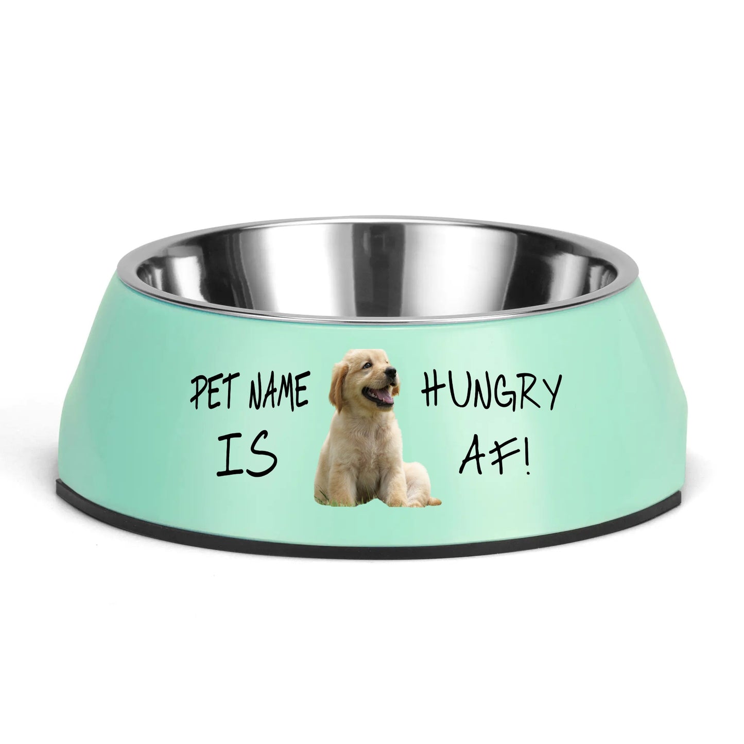 Personalized Stainless Steel Dog Bowl Pet Bowl