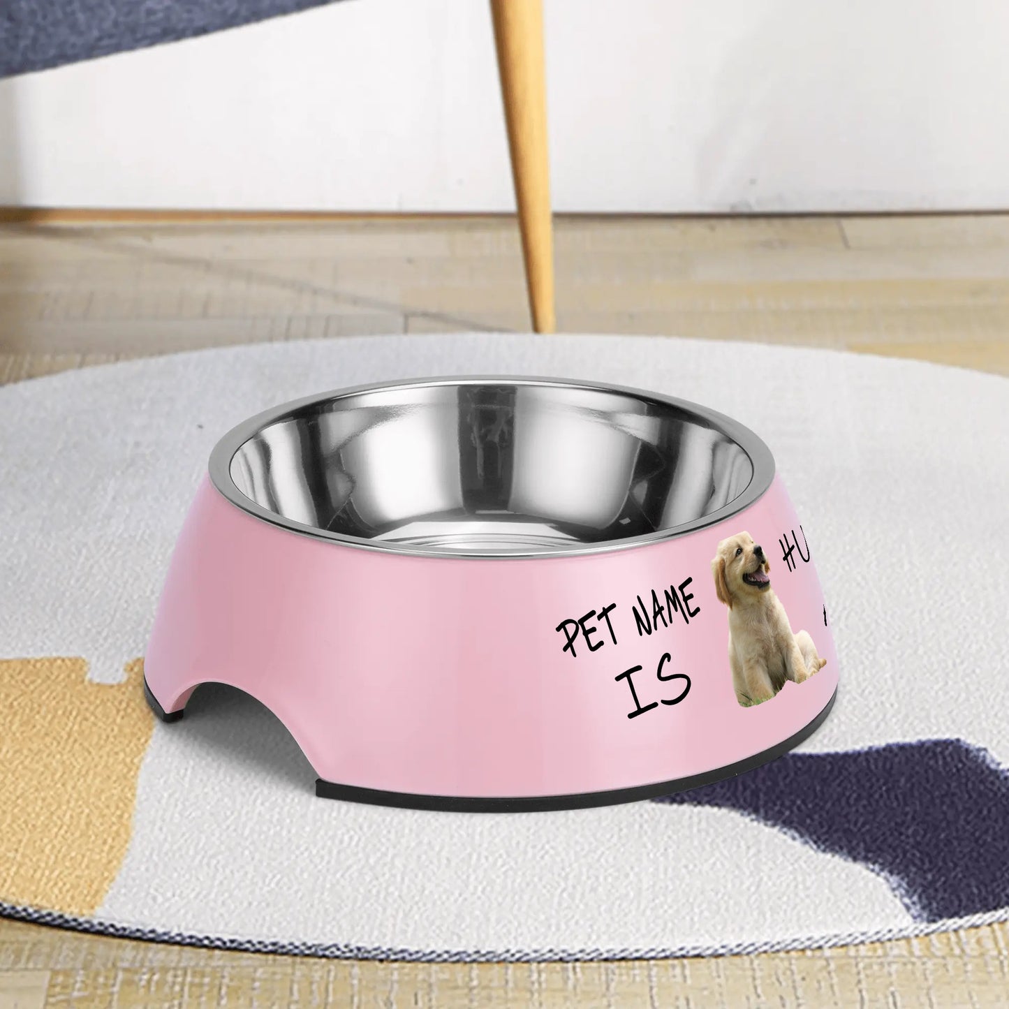 Personalized Stainless Steel Dog Bowl Pet Bowl