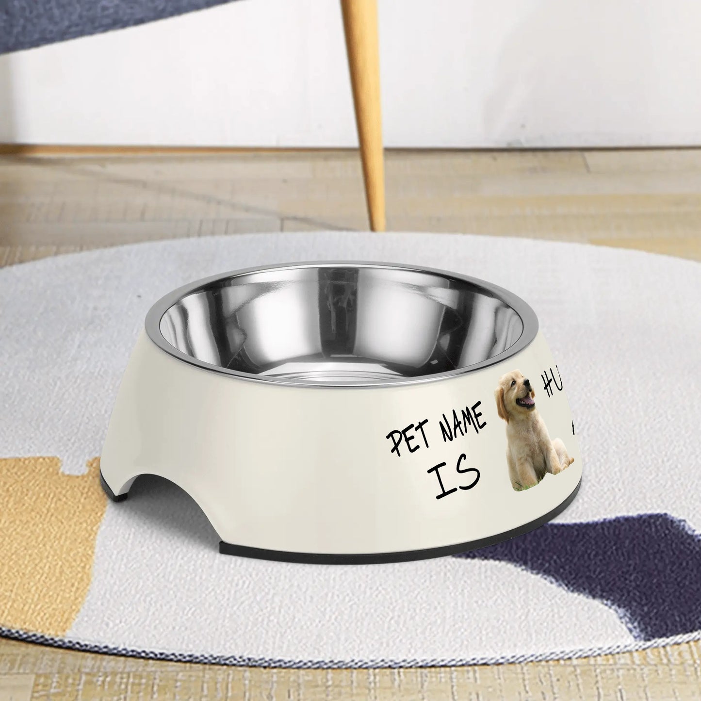 Personalized Stainless Steel Dog Bowl Pet Bowl