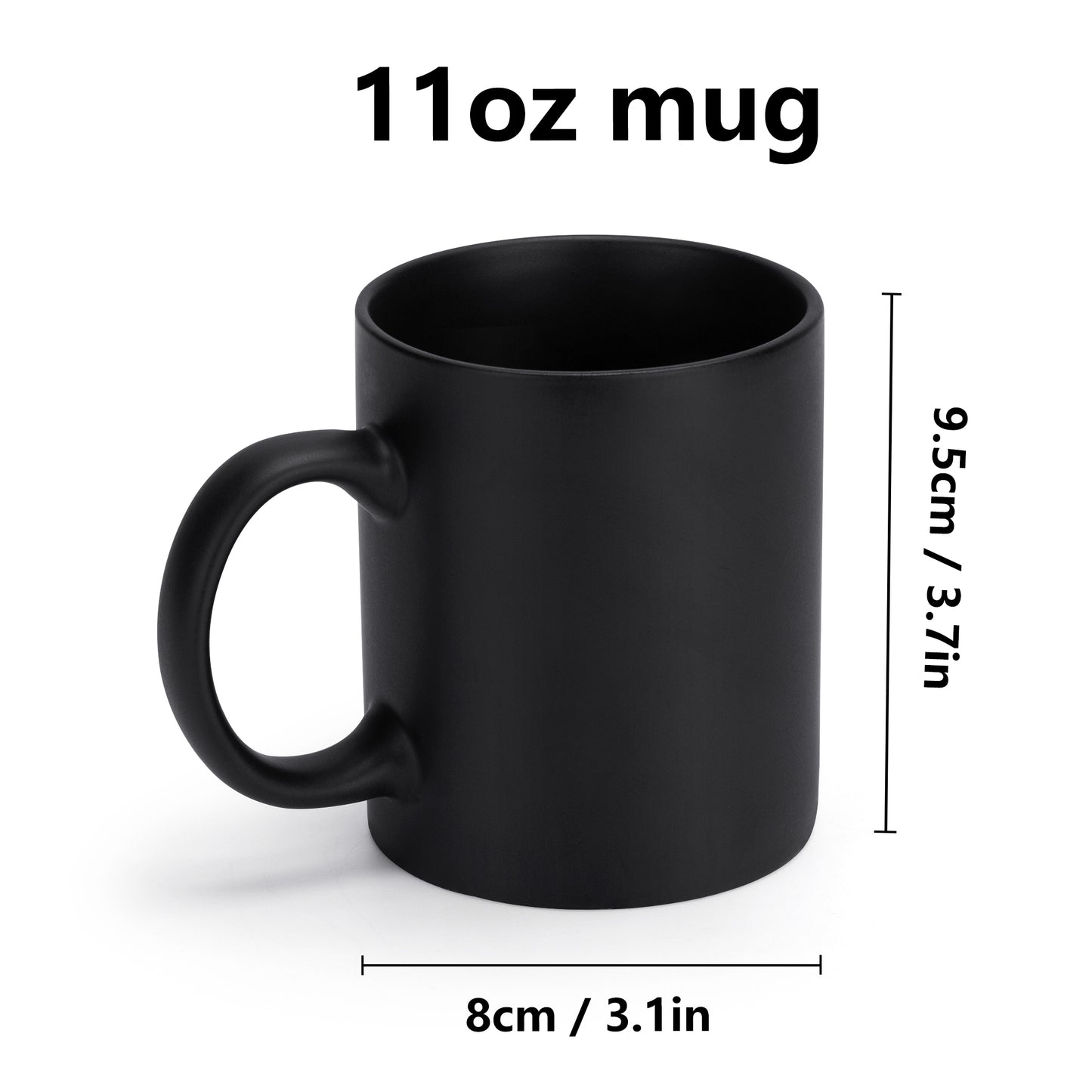 Personalized Black Coffee Mug