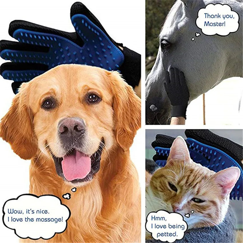 Versatile Pet Grooming Gloves